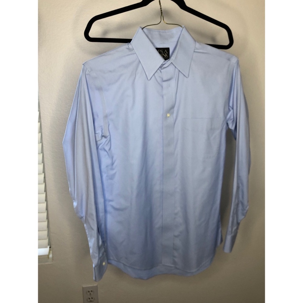 Jos. A Bank Blue Button Down Dress Shirt